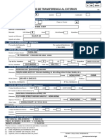 Transferencia Al Exterior Formato