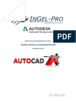 Auxiliar Técnico en AutoCAD 2D y 3D Virtual