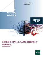 Derecho Civil I.1 - Parte General y Persona