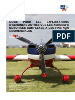 Guide Pour Exploitations Aeronefs Fins Non Commerciales
