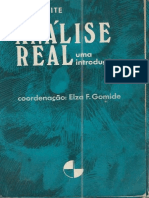 Análise Real Uma Introdução (A.J White)