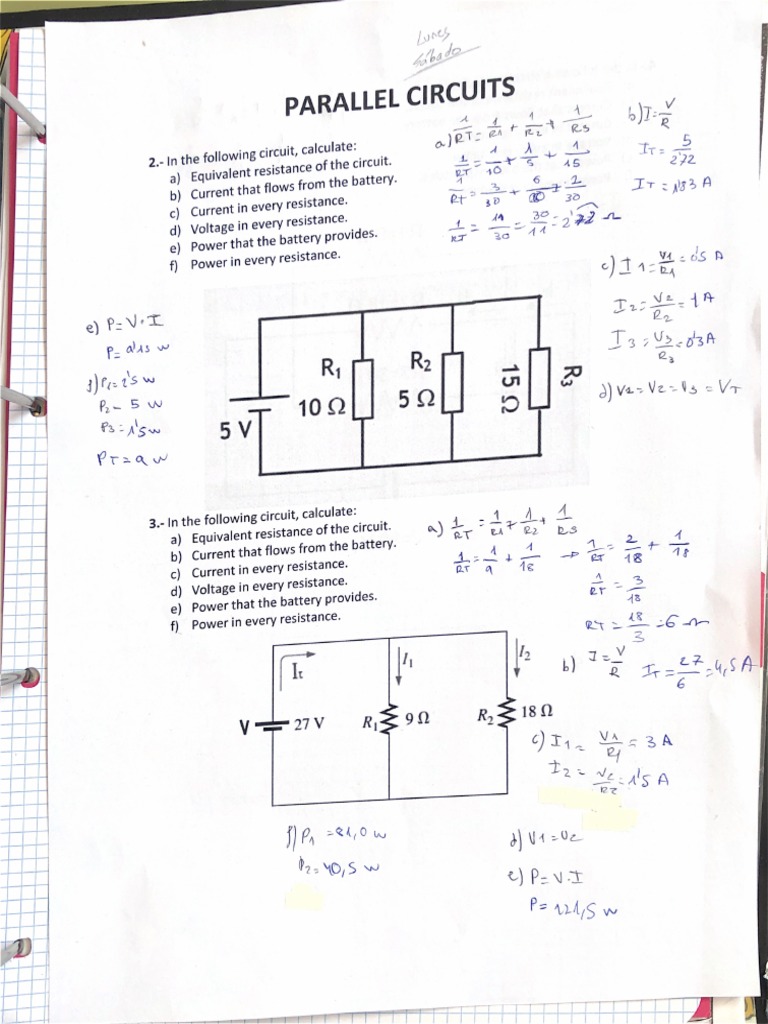 Parallel Circuit. Activities 2, 3 and 4 (6 Jun 2022, 11:43) | PDF