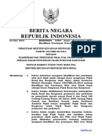 Peraturan Menteri Kementerian Keuangan 139 PMK.03 2014 Tahun 2014