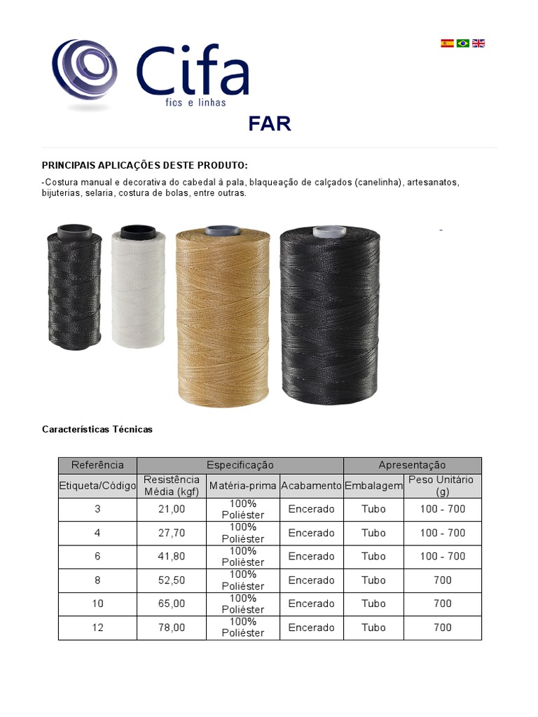 Cifa Fios e Linhas - FAR | PDF
