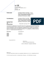 Certificado CE Sistema Calidad Respirador N95
