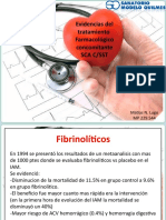 Evidencias Del Tratamiento Farmacológico Concomitante Sca C/SST