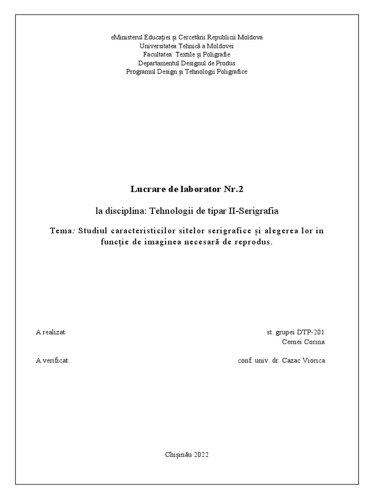Lucrare de Laborator 2 | PDF
