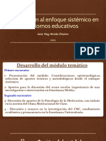 Clase Salto - Curso Psicología y Educación - Introducción Al Enfoque Sistémico en Entornos Educativos - Clase N°1 2020