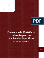 Propuesta de Revision de Impuestos Nacionales Especificos LNF