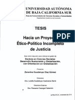 Hacía Un Proyecto Incompleto de Justicia