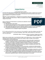 Lista de exercícios sobre erosão e intemperismo