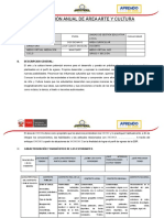 Planificacion Anual Arte y Cultura 2021