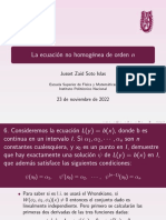 Tarea 3.4 La Ecuación No Homogénea de Orden N