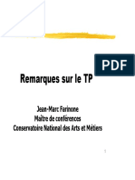 Remarques Sur TP