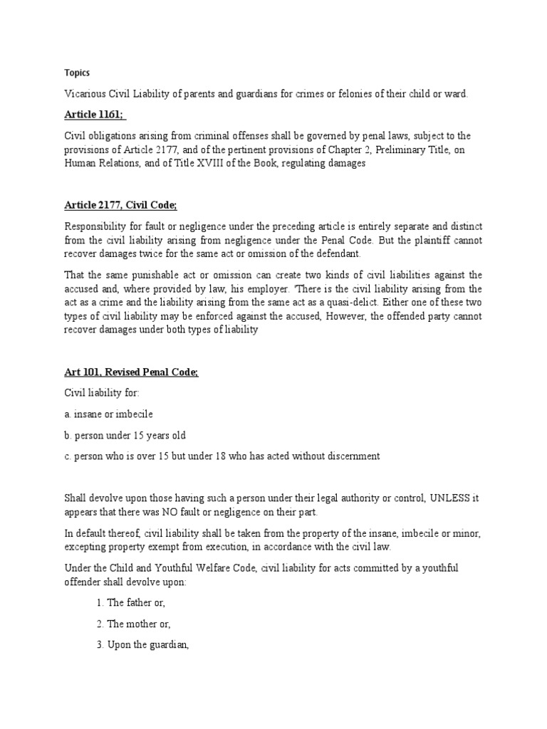 Vicarious Liability Torts And Damages Pdf Legal Liability