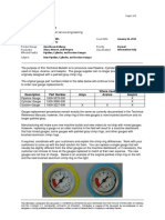 TB LSS 12 004 - New Pipeline Cylinder and Suction Gauges