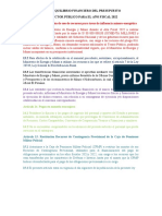 Art. 13 Al 15 Ley de Equilibrio Financiero Del Presupuesto