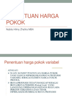 Penentuan Harga Pokok