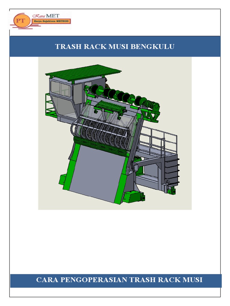 Pengoperasian dan Pemeliharaan Trash Rack | PDF
