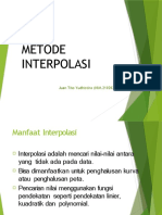 Tugas Metode Interpolasi (NIM.210202601)