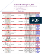 Products Catalog of Jimei Knitting