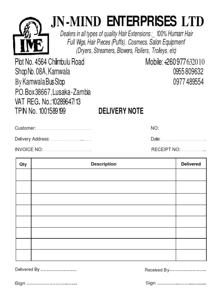 Image Result For Delivery Note Dokument Wz Wordreference Forums