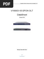 V1600G1-B Gpon Olt Datasheet: Guangzhou V-Solution Telecommunication Technology Co., LTD