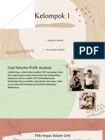 CVP Analysis Kelompok 1