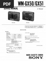 Sony wmgx51