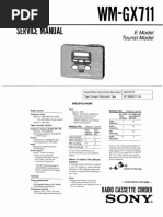 見逃し厳禁！おトクな Sony wm-gx707 | PDF ウェア