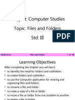 Files and Folders Guide for Class 3