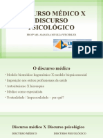 Discurso médico X psicológico