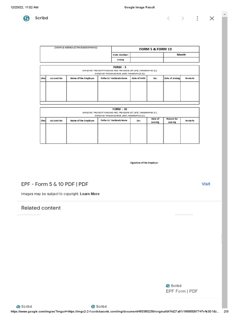 Form 5 and 10 | PDF
