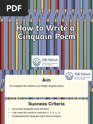 cinquain poem