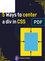 5 Ways To Center A Div in CSS