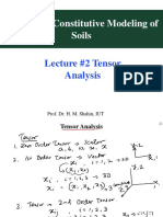 Lecture 2 Tensor Analysis