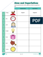 t2 e 1218 Comparatives and Superlatives Worksheet - Ver - 7