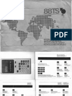 Adler 88TS Calculator Manual