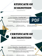 Of Recognition