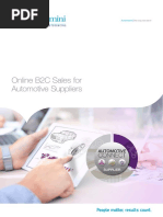 Online b2c Sales For Automotive Suppliers