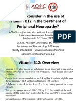 Vitamin B12 for Peripheral Neuropathy