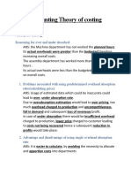 Accounting Theory of Costing