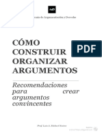 Cómo Construir y Organizar Argumentos