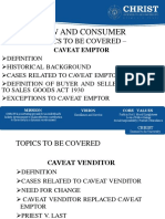 Slides - Caveat Emtor $ Caveat Venditor 2