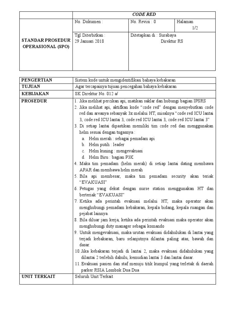 Spo code red pdf