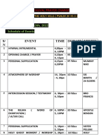 RPC Nov Edition Schedule