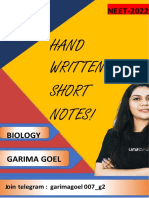 Biotechnology and Its Application Short Notes @g2