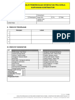 Pre-Employment MCU Form - Contractor Employee - ID