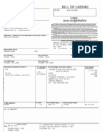 Shaoxing Yuze Textile Co. shipment details