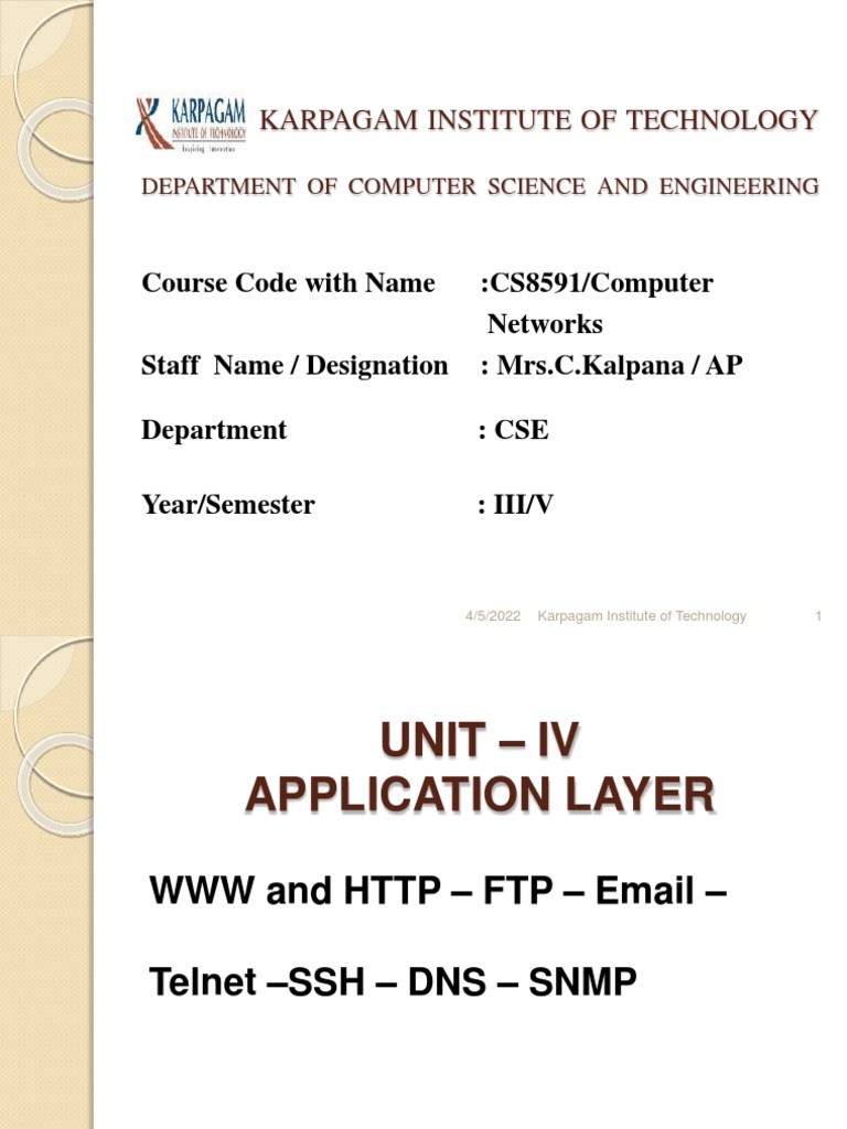 Unit5 220228112042 | Download Free PDF | World Wide Web | Internet & Web